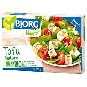 Lot de 3 unit&eacute;s *** BJORG Tofu nature bio 2x200g (La Famille &agrave; Table! - LF&agrave;T!, neuf)