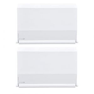 Hapivida 2 Pi&egrave;ces Couvercle D'&eacute;cumoire de Piscine 19,5X14Cm Volet pour Skimmer Couvercle D'&eacute;cumoire en Plastique Remplacement de Rabat de Porte de D&eacute;versoir pour Piscine Au Sol (Hennhonn, neuf)