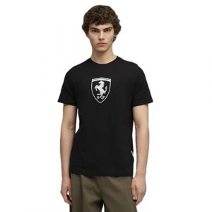 PUMA T-Shirt &agrave; &eacute;cusson Ton sur Ton Sportswear Scuderia Ferrari Homme XL, Black (TradeINN, neuf)