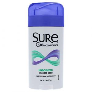 Sure Déodorant Invisible Solide, Non Parfumé - 2,6 oz (Fast Media Ships From USA, neuf)