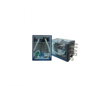 Relais interm&eacute;diaire LY2N-J 24VDC DC12V v&eacute;ritable AC220V haute puissance 8 pieds 10A(LY2N-D2 DC24V) (zhichao chaolixiangwangluo, neuf)