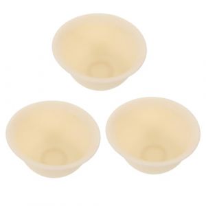 Alipis Ensemble de 3 Bols M&eacute;langeurs en Silicone Antid&eacute;rapants pour Masques Faciaux DIY Bol &agrave; Masque en Silicone Solide Facile &agrave; Nettoyer pour Soins du Visage &agrave; Domicile et Institut (Dahlia Oiye, neuf)