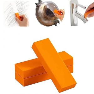 Kit pour Effacer Les Rayures en Acier Inoxydable 3pcs Gommes Magiques pour Enlever La Rouille pour Nettoyer Et éliminer Les Taches d'eau Et La Rouille sur Les Appareils Et Les Ustensiles De Cuisine (OuMeiLe-EU, neuf)