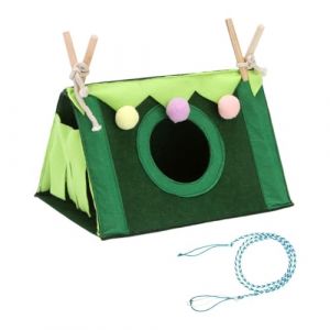 ZGDEIWGF 1 tente pour hamster, 1 corde de traction pour hamster, jouet pour cochon d'Inde, accessoire pour cochon d'Inde (BILIR DERYA LTD, neuf)