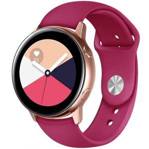 FYISWHO Bracelets de Remplacement Silicone pour Ticwatch E3 / E/GTH, 20mm Sport Bracelet pour Coros Pace 2 / Apex 2 / Apex 42mm (FYISWHO-FR, neuf)