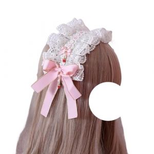 TTYAO REII Fraise Sweet Lolita Accessoires Cheveux Bandeau Bandeau Femme Fille Lolita Robe (zli-shop, neuf)