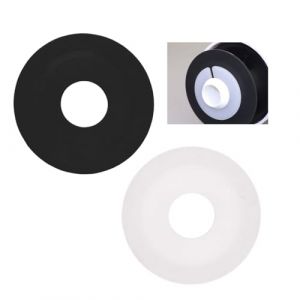 Lot de 2 Joints de Valve de Chasse d&rsquo;eau Compatibles avec Siamp Skipper 45 et Storm 33A &ndash; Joints en Silicone Noir et Blanc &Oslash;72 mm, &Eacute;tanches et Durables, Accessoires pour R&eacute;servoir WC (GZJXMY, neuf)