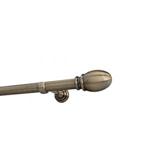 Sento 25mm Kit de tringle a rideau Metal Fixation murale Laiton Antique 200 cm (1x200cm) TULIA (sento-shop, neuf)
