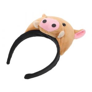 Homoyoyo -Tête Cochon -Têtes Animal Marron Oreilles D'Animaux -Tête Cochon -Tête Cochon De Fête Cochon Cerceaux Cochon Plastique Marron Clair (HuanYH, neuf)