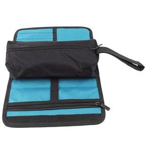 Sac a Outils, Trousse pour outils vide, Small Tool Bag, Petite Trousse outil, Sacoche enroulable, Sac De Rangement Avec Fermeture &eacute;clair Et Boucle, Pour Electricien Plombier M&eacute;canicien (Vasting, neuf)