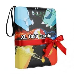 Album Porte Cartes,pour cartes Pok&eacute;mon,carte one piece, Albums pour Cartes &agrave; Collectionner,pour Livre ds TCG,Organissateur de Cartes cadeau Album (feiquanEU, neuf)