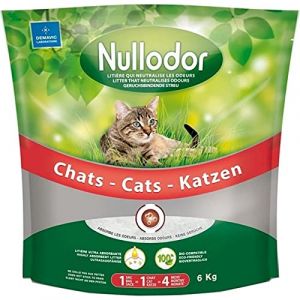 Nullodor Liti&egrave;re Qui Neutralise Les Odeurs Ultra Absorbante 6Kg (Lot de 2) (ENOVATORZ, neuf)