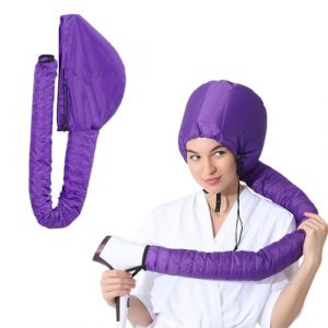 ZKGYUS Casque de séchage pour sèche-cheveux, casque sèche, sèche de capot pour le style de séchage curling conditionnant en profondeur（violet） (Piasbta Sbasub, neuf)
