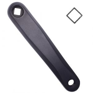 Alps2Ocean Bras de manivelle universel pour v&eacute;lo, 152 mm/160 mm/165 mm/170 mm/175 mm, bras de manivelle gauche, disponible en trou diamant et trou carr&eacute; pour v&eacute;lo de ville, v&eacute;lo pliant, VTT, v&eacute;lo (Alps2Ocean, neuf)