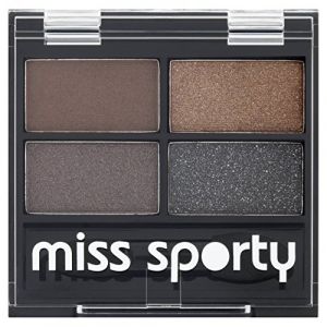 Miss Sporty Studio Color Quattro Oogschaduw Palette - 414 100% Smokey (Blisso FR, neuf)