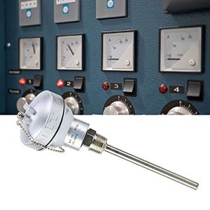 Sonde De Capteur De Temp&eacute;rature RTD PT100, T&ecirc;te De Borne De Thermocouple &agrave; Filetage NPT 1/2"(PT 100mm) (Candeon, neuf)