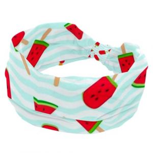 1 Pack Pastèque Glace Elastique Doux Tissu Antidérapant Femmes Mode Bandeaux Doux Doux Large et Élégant Pour Toutes Les Occasions (GRBXVHD, neuf)