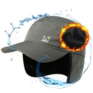 TOP-EX Oversize XL XXL Casquette de baseball d'hiver imperméable en polaire avec rabat d'oreille pour temps froid Grandes têtes, gris, XL/XXL (TOP-EX Hats, neuf)