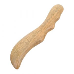WOONEKY Outil de Massage Bois de Santal pour Gua Planche de Grattage Bois pour Soin Peau Points de D&eacute;clenchement Conception Forme de Couteau pour Usage Domestique Confortable et Pratique (Jan Yagers, neuf)