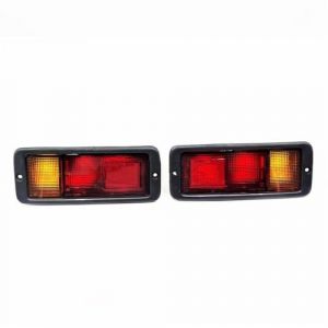 Feux Arri&egrave;res pour Mitsubishi pour Pajero pour Montero 1992-1999 MB124963 MB124964 214-1946L-UE Pare-Chocs Arri&egrave;re R&eacute;flecteur Signal Freinage Couvercle Feu Arri&egrave;re Feu De Arriere (默乐, neuf)