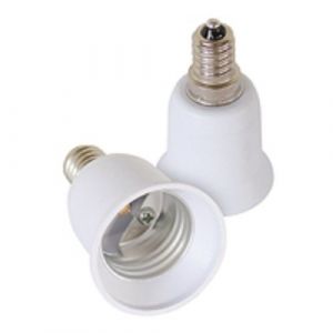 Lampe Socket Adaptateur Convertisseur Socket Adaptateur pour douille E14 e27 B22 GU10 pour LED et Halogène Ampoules à économie d'énergie E14 vers E27 (All die guten Dinge, neuf)