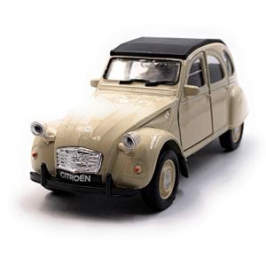 Onwomania Mod&egrave;le de voiture 2 CV beige &agrave; l'&eacute;chelle 1:34 (sous licence) (Onwomania&reg;, neuf)