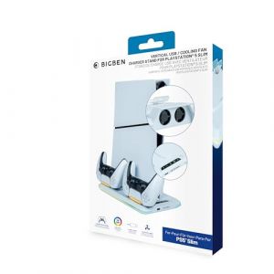 Nacon Socle et Chargeur manettes et Ventilateur pour PlayStation 5 "Classic et Slim (GamesJ, neuf)