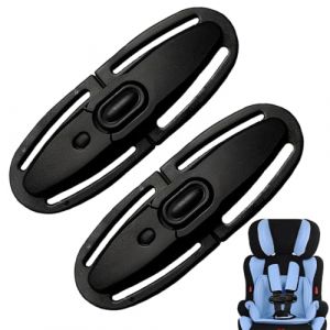 LAJUP 2 Pièces Clip De Sangle Enfant Auto, Clip Securite Siege Auto Bebe Chest Clip Ceinture De Sécurité Voiture Enfant Réglable Sangle De Poitrine Pour Poussette Et Sièges Auto (KUNKUN YU, neuf)