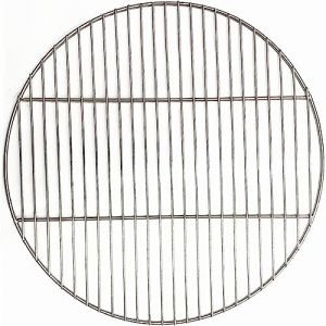 Eivdru 33 cm Grille de Barbecue Ronde, en Acier Inoxydable, Accessoires pour Grille, Grille, Barbecue, Barbecue, Accessoires pour Barbecue Facile à Nettoyer (Eivdru-EU, neuf)