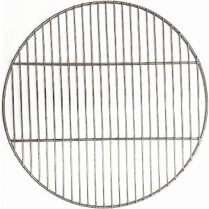 Eivdru 33 cm Grille de Barbecue Ronde, en Acier Inoxydable, Accessoires pour Grille, Grille, Barbecue, Barbecue, Accessoires pour Barbecue Facile à Nettoyer (Eivdru-1, neuf)