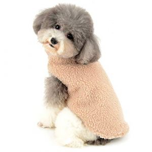 Ranphy Hiver Manteau pour Petits Chiens Chiot Chaud Polaire Gilet Costume V&ecirc;tements Confortable Animaux Chiot Veste d'hiver Manteaux pour Chiens Chat Marron XL (Shangmaieu, neuf)
