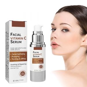 Sérum Super Vitamine C pour Femmes de Plus de 50 ans,Booster de Collagene et Acide Hyaluronique Pur,Acide Hyaluronique Serum Visage,Anti Ride Soins pour le Visage Peau Sensible (1PCS) (⭐⭐⭐⭐⭐Generic(5-12 jours Arrivé), neuf)