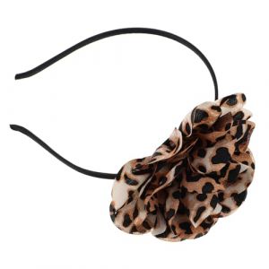 Beavorty Bandeau Fleuri Imprim&eacute; L&eacute;opard Bandana Accessoires L&eacute;opard Pour Femmes Costume De L&eacute;opard Pour Femme Accessoires De Costume De Gu&eacute;pard Bandeau &agrave; Imprim&eacute; Gu&eacute;pard En Tissu Leopard (T Innovation&middot;HX, neuf)