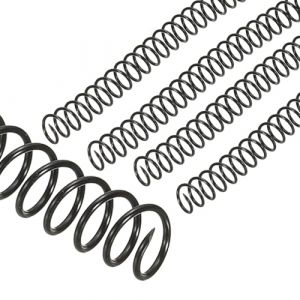 PATIKIL 13mm(1/2") Bobines de reliure spirale en plastique, 20 pcs Bobines de reliure 105 feuilles Capacité 3:1 Pas Bobines de reliure pour relier des feuilles de papier, Noir (PATIKIL UK, neuf)