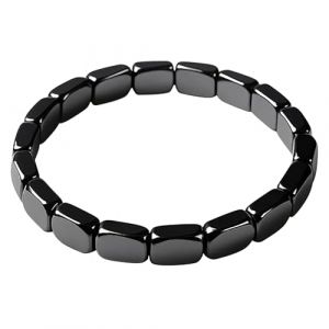 NlsqEU Bracelet en h&eacute;matite, bracelet magn&eacute;tique pour homme, bracelete en pierre magn&eacute;tique, bracelete naturel pour homme, inspir&eacute; des g&eacute;n&eacute;raux romains et des guerriers vikings (NlsqEU Store, neuf)