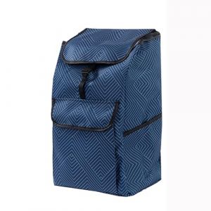 Sac a Courses pour Caddie, Sac de magasinage 45L avec Poche de Rechange for Le Chariot Caddie (Color : A) (Blue) (san guo yan yi, neuf)