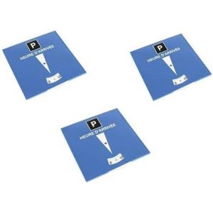 kinoco Lot de 3 Disque Bleu de Stationnement Horodateur Europeen Stationnement - Accessoires Auto (ZZHONGFN12, neuf)