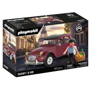 PLAYMOBIL Voiture Citro&euml;n 2CV Grenat Exclusif, 72097 (SHIP MOTION COMPANY, neuf)