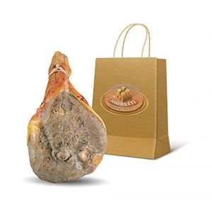 Moretti® Jambon cru entier Prosciutto | 6/7kg Avec os | Skinny assaisonné | Certificat de qualité 100% naturelle | Sans conservateurs | Pas d'OGM | (Avec os) (Moretti Food, neuf)