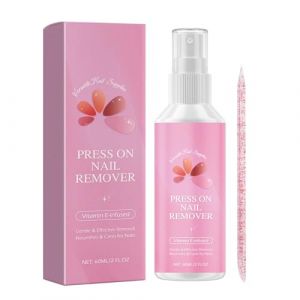 Dissolvant Pour Vernis &Agrave; Ongles En Gel &ndash; Dissolvant Pour Faux Ongles 60 Ml | Dissolvant De Colle &Agrave; Ongles Pour Appuyer Sur Les Ongles | Supprimer Les Faux Ongles Artificiels En Acrylique | Dissolvant (yadan, neuf)