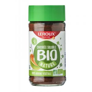 Découvrez la Chicorée Soluble Nature Bio LEROUX 100G, une infusion saine et naturelle au goût authentique- Lot De 3 (ViveVers, neuf)