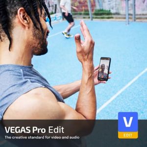 VEGAS Pro Edit 21 - Le standard créatif pour la vidéo et l'audio | logiciel de montage vidéo | logiciel de découpe vidéo | éditeur vidéo | Windows 10/11 PC | 1 licence (ProTrade Distribution, neuf)