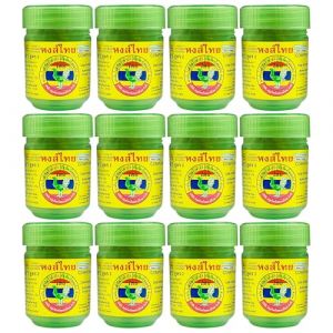 Hong Thai Inhalateur Hongthai Marque Aromath&eacute;rapie Essentielle, Bouteille Verte - 12 x 40 g (Pack de 12) (Hong thailand spain, neuf)