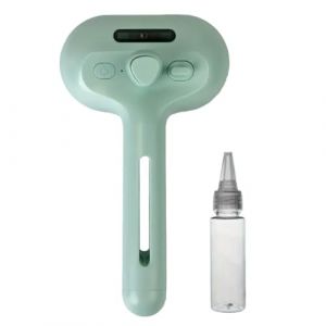 Peigne autonettoyant pour animaux de compagnie avec manche ergonomique | Vapeur douce avec r&eacute;servoir de grande capacit&eacute;, outil de d&eacute;frisage, peigne de brumisation et de massage pour chiens (Xiomafuzhuang, neuf)