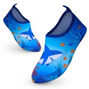 YloveM Chaussures Aquatiques pour Enfant Filles Gar&ccedil;ons S&eacute;chage Rapide Chaussures de Plage pour Enfants Antid&eacute;rapantes Piscine Surf Jardin Piscine de Plage (GTEU-Direct, neuf)