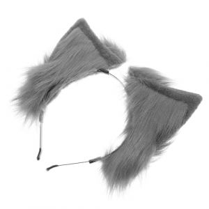 BELLIFFY -tête oreilles de chat Halloween en peluche pour femmes oreilles de cosplay bandeaux à la mode pour femmes oreilles de chat pour fêtes (Hunation, neuf)