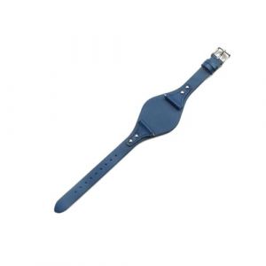 LANAPPTLTG Bracelet de montre en cuir for femmes, 18mm, adapt&eacute; au Fossil ES4113 ES3625 ES3616 ES3838 ES4114(Dark Blue,18mm Gold-K1) (Aamaz, neuf)