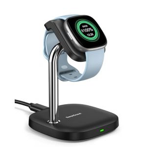 SwanScout Watch Chargeur pour Fitbit Versa 4/Versa 3/Sense 2/Sense, Station de Charge Magnétique Rapide pour Fitbit Versa 4/Fitbit Versa 3/Fitbit Sense 2/Fitbit Sense, SwanScout 505FB (leChivée EU, neuf)