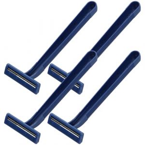 IMIKEYA Rasoir Jetable Manuel 24 Pi&egrave;ces en Acier Inoxydable Bleu Fonc&eacute; Mini Rasoir Portable pour Hommes et Femmes Tondeuse &agrave; Cheveux et &Eacute;pilateur Corporel pour Voyage et Soin Personnel (Elsy Abbas, neuf)