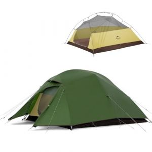 Naturehike Cloud-up 3 Tente Légère Tente 3 Personnes Camping et Trekking 3-4 Saisons (20D Verde Foresta) (Naturehike EU, neuf)